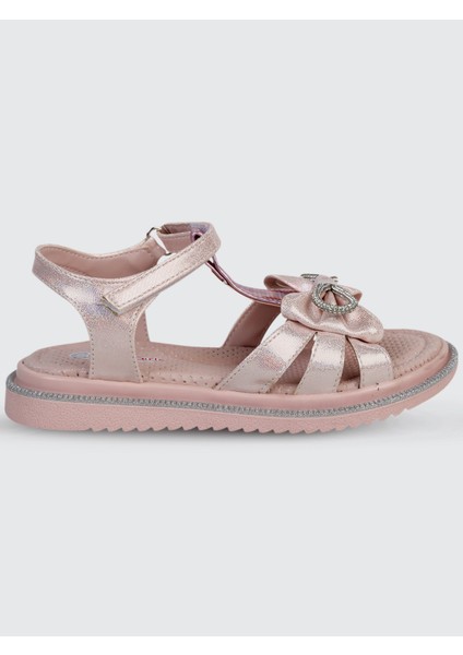Kız Çocuk Sandalet 31-35 Numara Pudra