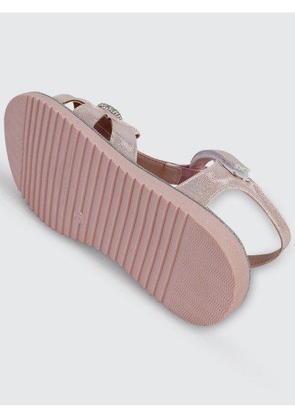 Kız Çocuk Sandalet 31-35 Numara Pudra fırsatları