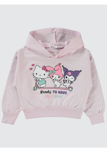 Kız Çocuk Sweatshirt 2-5 Yaş Leylak Lila