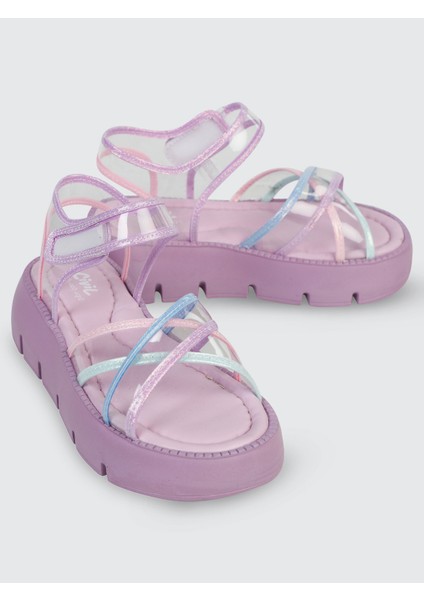 Kız Çocuk Sandalet 32-36 Numara Lila fiyatları