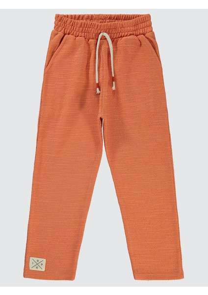 Erkek Çocuk Eşofman Altı 6-9 Yaş Turuncu