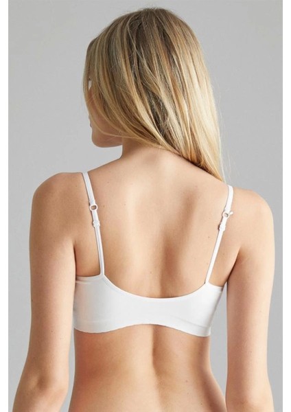 Modlive Beyaz Emay 4020 Pedli Ince Askılı Sütyen Korse fiyatları