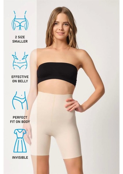 Modlive Ten Emay 2707 Lazer Yüksek Bel Paçalı Korse indirimleri