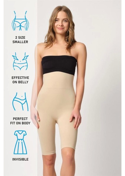 Modlive Ten Emay 2044 Yüksek Bel Double Uzun Paçalı Korse indirimleri