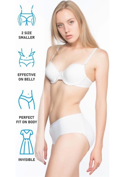 Modlive Beyaz Emay 2001 Slip Pop Up fırsatları