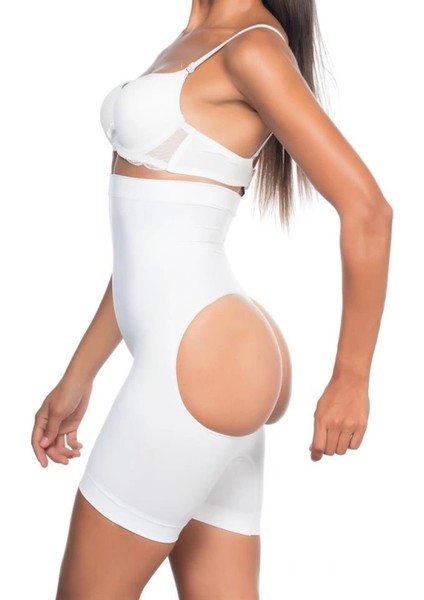 Modlive Beyaz Emay 2033 Popo Açık Boxer Korse modelleri