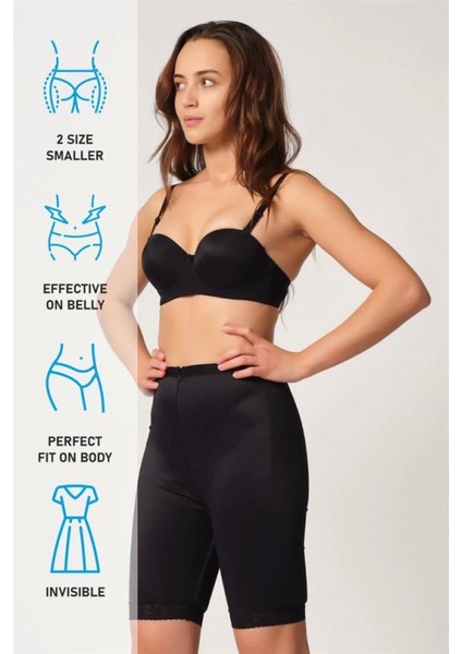 Modlive Siyah Emay 2838 Basen ve Popo Kaldırıcı Ferumarlı Paçalı Pop Up indirimleri