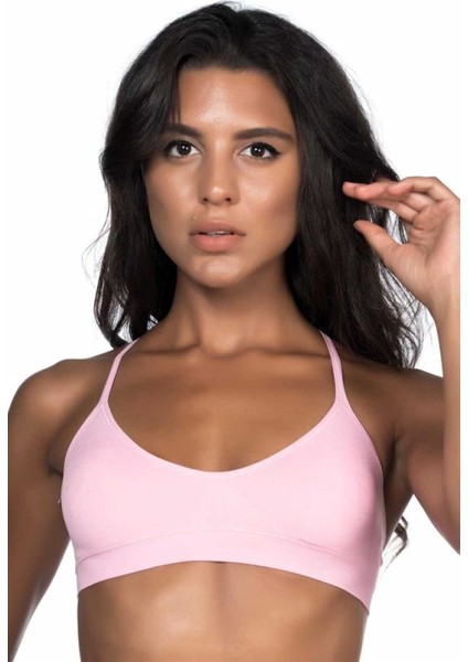 Modlive Pembe Emay 4020 Pedli Ince Askılı Sütyen Korse modelleri