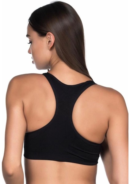 Modlive Siyah Emay 4025 Pedli Sporcu Sütyen Korse modelleri