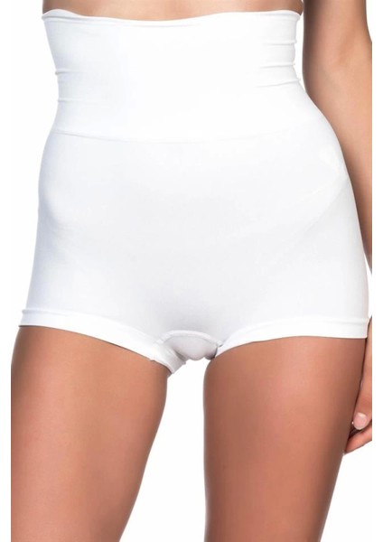 Modlive Beyaz Emay 2022 Pantolon Double Korse modelleri