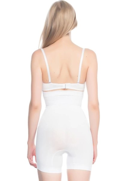 Modlive Beyaz Emay 7026 Ince Yüksek Bel Paçalı Korse fiyatları