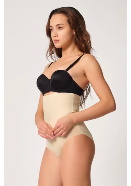 Modlive Ten Emay 2945 Tül Karyokalı Slip Lazer Korse