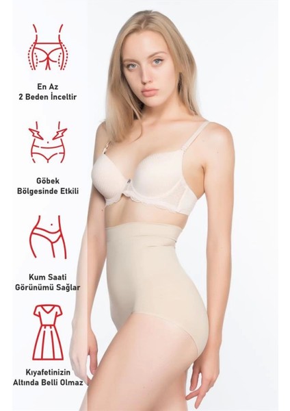 Modlive Ten Emay 7024 Ince Yüksek Bel Slip Korse fırsatları