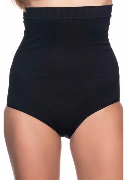 Modlive Siyah Emay 2008 Yüksek Bel Slip Korse modelleri