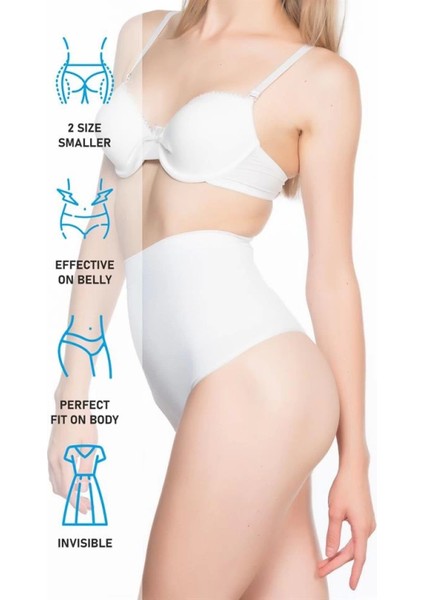 Modlive Beyaz Emay 2054 Masajlı String Korse indirimleri