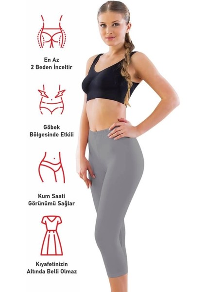 Modlive Gri Mı Emay 7300 Battal Kapri Tayt fiyatları