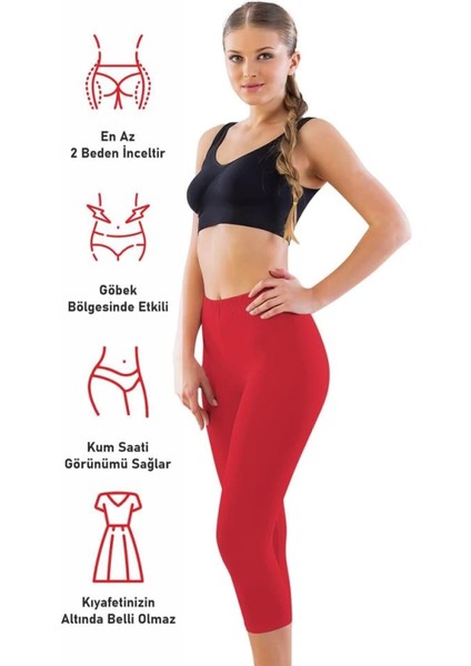 Modlive Kırmızı Mı Emay 7300 Battal Kapri Tayt fiyatları