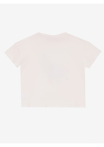 Baskılı Ekru Kız Çocuk T-Shirt BRB5SG-TST6463 fiyatları
