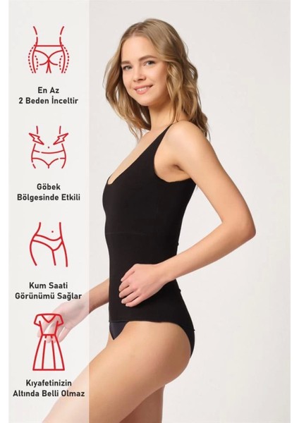 Modlive Siyah Emay 2815 Double Cotton Korse Atlet fırsatları