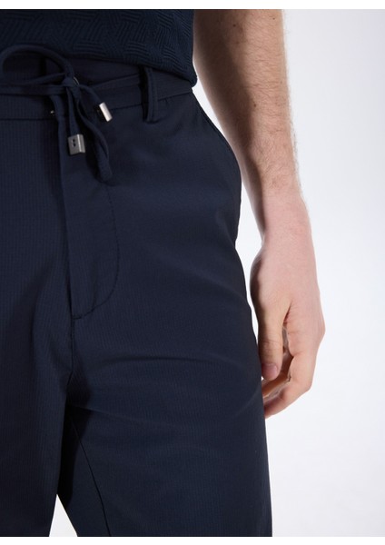 Bağlamalı Bel Normal Paça Lacivert Erkek Chino Pantolon FC5SM-PNT 2756 fırsatları