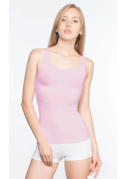 Modlive Pembe Emay 5015 Kalın Askılı Atlet Korse