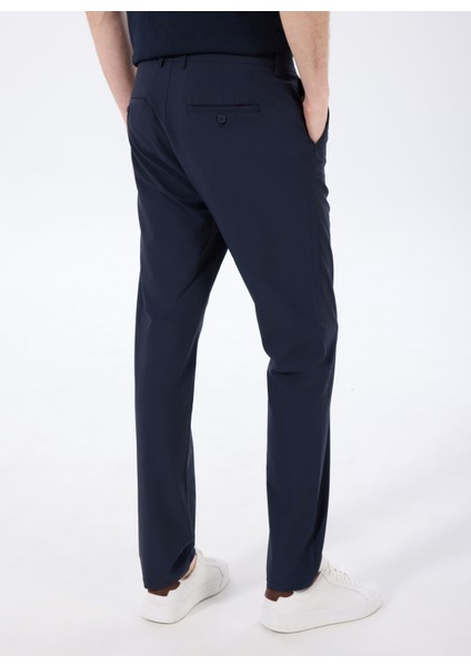 Bağlamalı Bel Normal Paça Lacivert Erkek Chino Pantolon FC5SM-PNT 2756 indirimleri