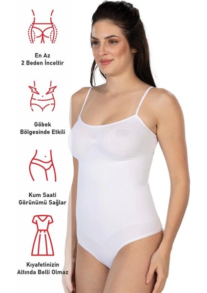 Modlive Beyaz Emay 1927 Ip Askıllı Ripli String Body modelleri