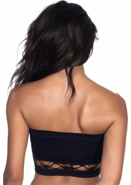 Modlive Beyaz Emay 4050 Double Örgü Straplez Korse fiyatları