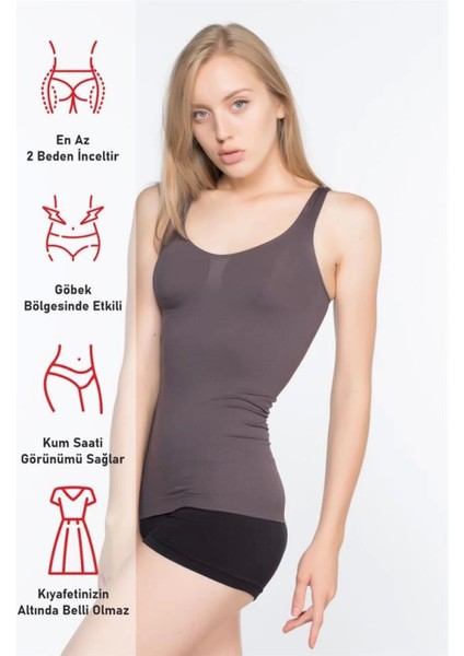 Modlive Antrasit Emay 5010 Korse Atlet Korse fırsatları