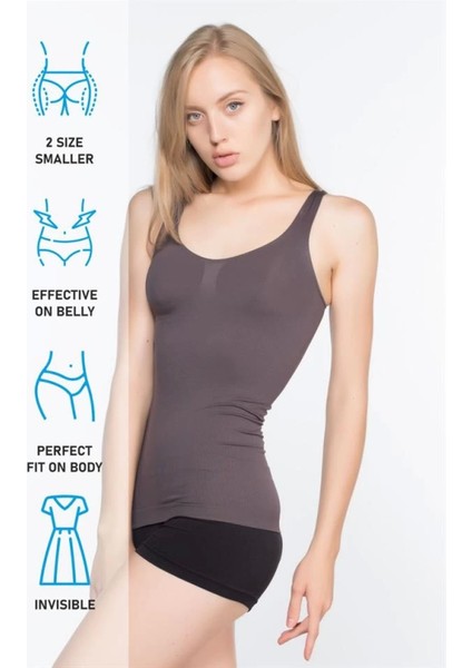 Modlive Antrasit Emay 5010 Korse Atlet Korse indirimleri