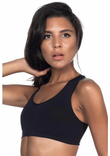 Modlive Siyah Emay 4051 Büstiyer Korse