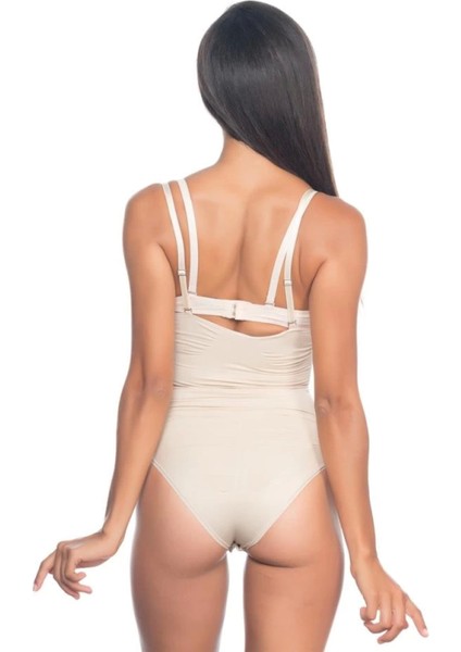 Modlive Ten Emay 2073 Ince Göğüsü Açık Desenli Body Korse fiyatları