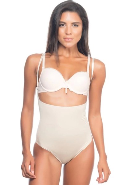 Modlive Ten Emay 2073 Ince Göğüsü Açık Desenli Body Korse modelleri