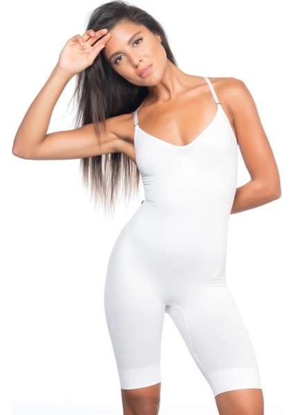 Modlive Beyaz Emay 2011 Paçalı Boy Korse modelleri