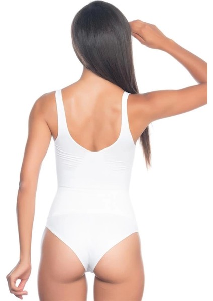 Modlive Beyaz Emay 2018 Kalın Askılı Body Korse fiyatları