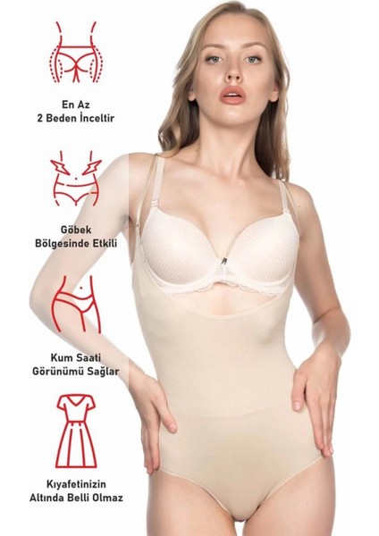 Modlive Ten Emay 2023 Göğsü Açık Body Korse fırsatları