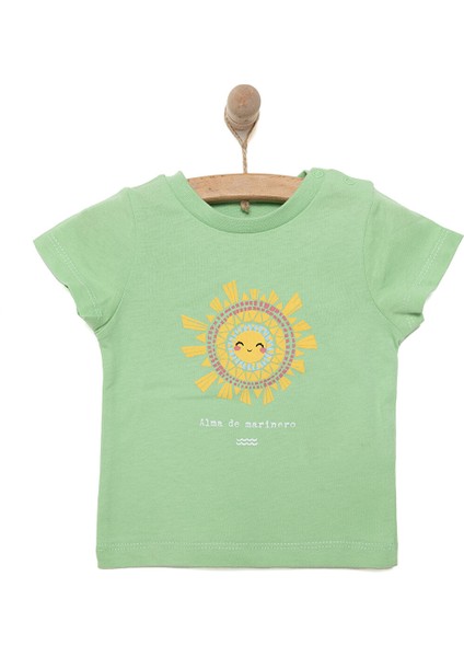 Basic Güneş Baskılı Tshirt Erkek Bebek