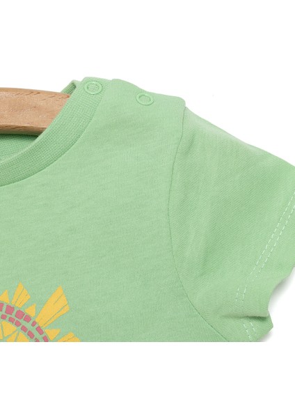 Basic Güneş Baskılı Tshirt Erkek Bebek
