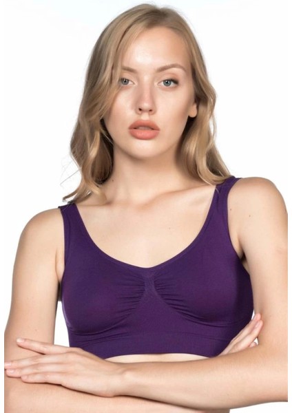 Modlive Mor Emay 4005 Soft Kalın Askı Büstiyer modelleri