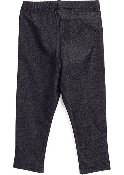 Kız Denim Görünümlü Tayt Kız Bebek