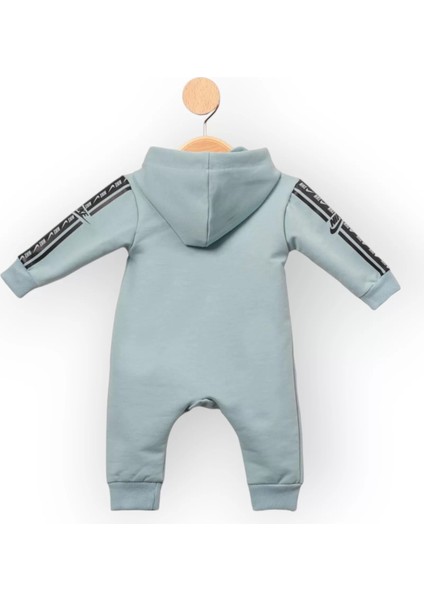 Baby Marka Nke Desen Kapşonlu Tulum Unisex 6-24 Ay