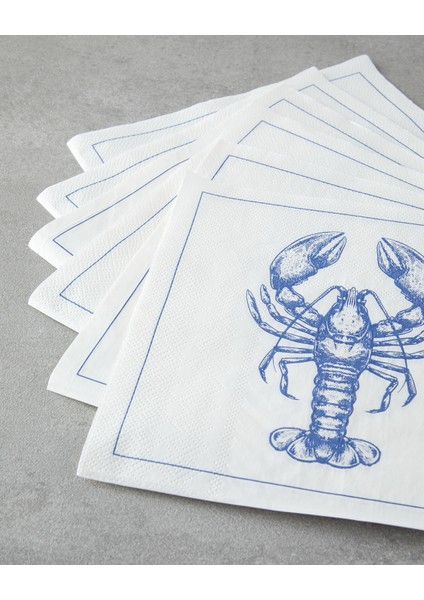 Coastal Scorpion Kağıt 20'li Kağıt Peçete 33X33 cm Mavi