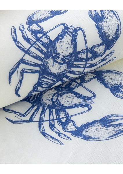 Coastal Scorpion Kağıt 20'li Kağıt Peçete 33X33 cm Mavi