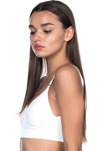 Modlive Beyaz Emay 4040 Agraflı Minimizer Korse