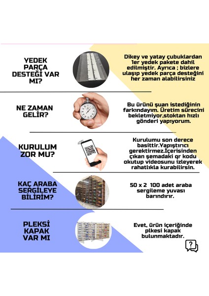Pleksi Kapaklı 1/64 Ölçek 100 Araç Hotwheels Matchbox Uyumlu Model Oyuncak Araba Rafı,vitrini