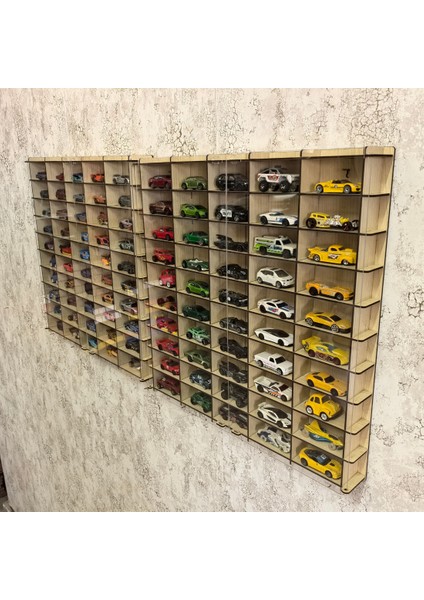 Pleksi Kapaklı 1/64 Ölçek 100 Araç Hotwheels Matchbox Uyumlu Model Oyuncak Araba Rafı,vitrini fiyatları