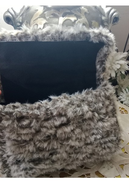 Çanta Inci Saplı Kürk Kanvas Çanta fırsatları