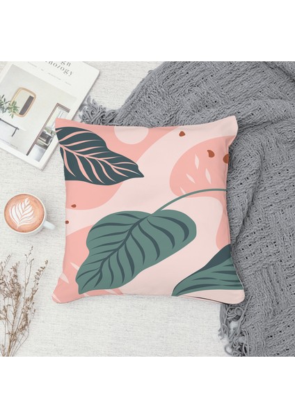 Çift Taraf Baskılı Gizli Di Özel Tasarım Süet Dokulu Kırlent Kılıfı Takımı 67