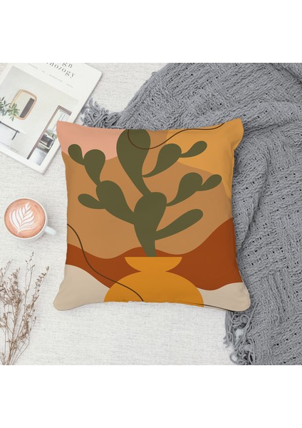 Çift Taraf Baskılı Gizli Di Özel Tasarım Süet Dokulu Kırlent Kılıfı Takımı 48