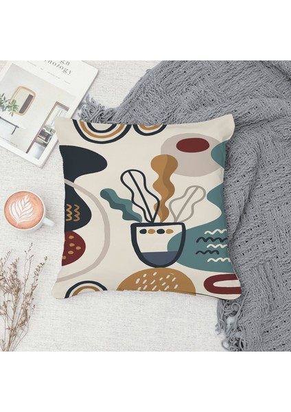 Çift Taraf Baskılı Gizli Di Özel Tasarım Süet Dokulu Kırlent Kılıfı Takımı 22